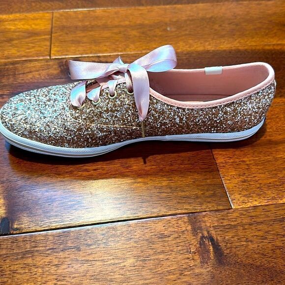 Kate Spade Sparkling Glitter Sneakers  Size7 - Picture 4 of 12